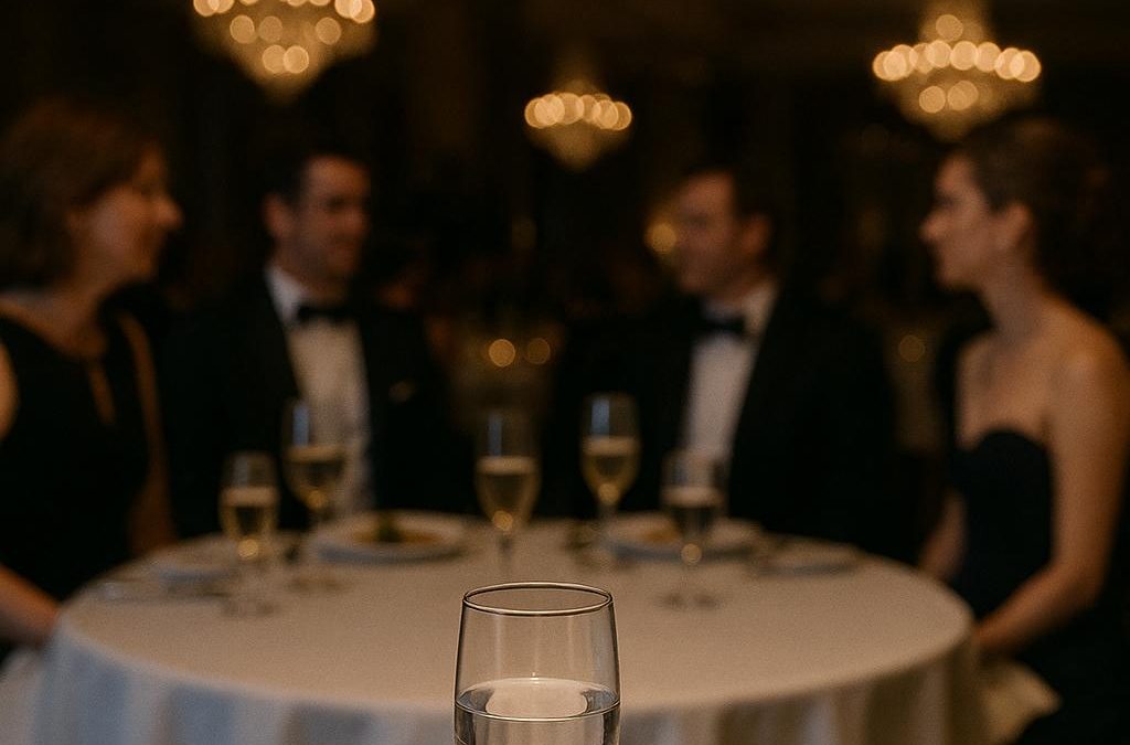 L impresa del futuro benvenuto ad una cena di gala sostenibile